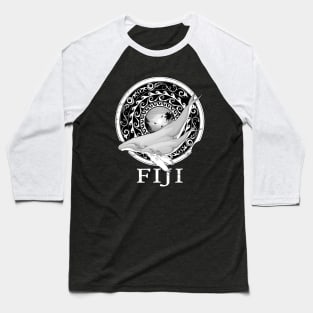 Humpack Whales Shield of Fiji Baseball T-Shirt